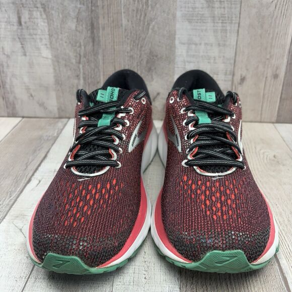 Brooks Ghost 11 Women's Size 10 Running Shoes Athletic Sneakers Black Pink - Picture 3 of 12
